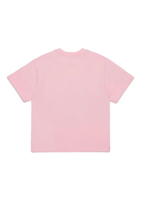 T-Shirt Icona Con Logo In Rosa e Giallo MAX&CO. KIDS | MX0005-MX057MX30A